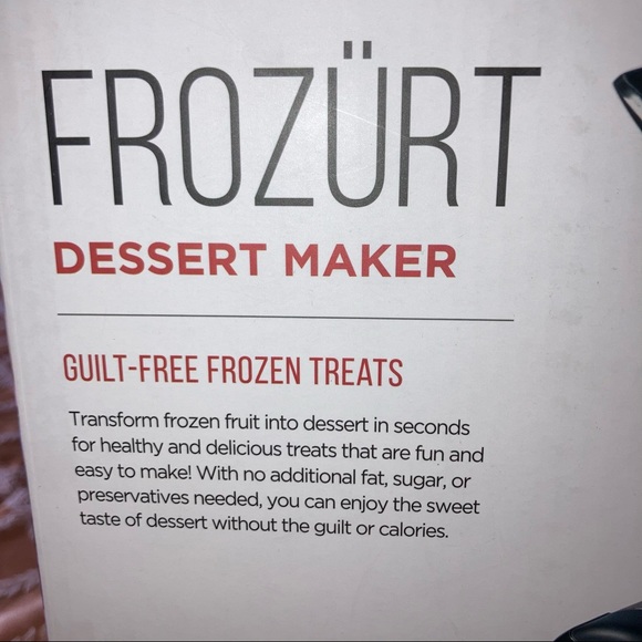 New Chefman Frozurt Dessert Maker